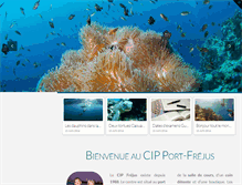 Tablet Screenshot of cip-frejus.com